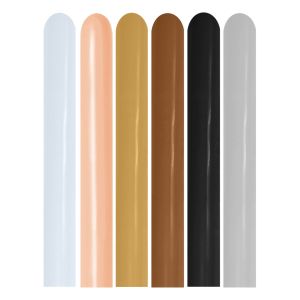 260 Neutral Assortment (50pcs) Sempertex Balloons