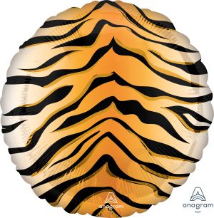 18" Tiger Print (non-packaged) Balloon
