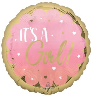 Jumbo Pink Its A Girl Balloon