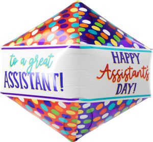 UltraShape Diamondz Happy Assistant's Day Dots Balloon