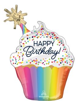 SuperShape Confetti Sprinkle Birthday Balloon