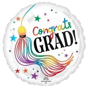 Standard Grad Playful Wiggles Balloon