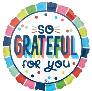 18" So Grateful for You Balloon