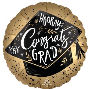 Jumbo Satin Grad Achievement Burst Balloon