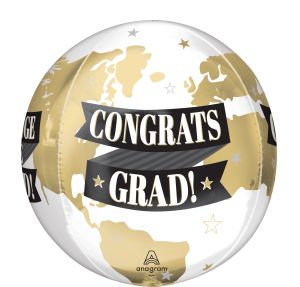 Orbz To the Grad Go Change the World Balloon