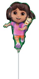 MiniShape Dora the Explorer Balloon (Inflated with Cup and Stick)