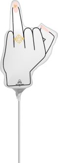 MiniShape Satin I Do Crew Balloon (Inflated with Cup and Stick)
