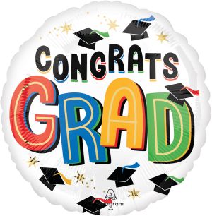 Standard Bright Future Congrats Grad Balloon