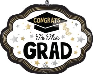SuperShape Wave of Success Congrats To The Grad Balloon