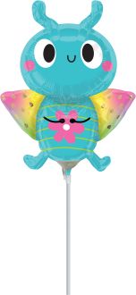 MiniShape Happy Beetle Balloon (Inflated with Cup and Stick)