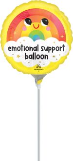 09" Emotional Support Balloon Balloon (Inflated with Cup and Stick)