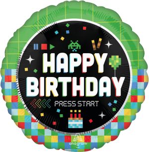 Standard 8-Bit Birthday Balloon