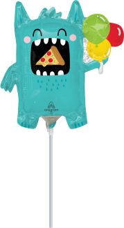 MiniShape Monster Mayhem Balloon (Inflated with Cup and Stick)