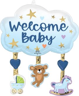 SuperShape Tiny Treasures Boy Balloon