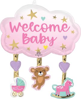 SuperShape Tiny Treasures Girl Balloon