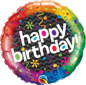 09" Birthday Dazzling Party Balloon (Inflated with Cup and Stick)