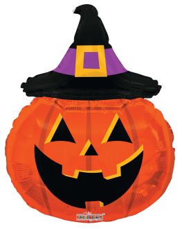 36" Pumpkin with Hat Balloon