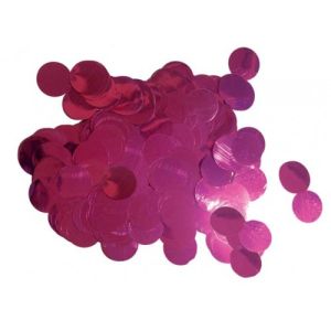 2.5cm Foil Confetti Dots Hot Pink (22g)