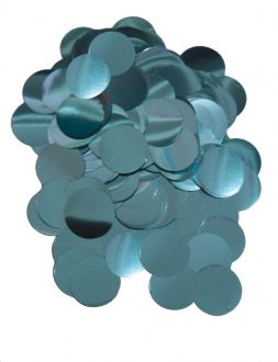 2.5cm Foil Confetti Dots Light Blue (22g)