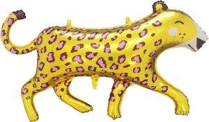 41" Cheetah Gold Balloon