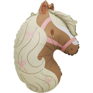 23" Matte Pony Head Balloon