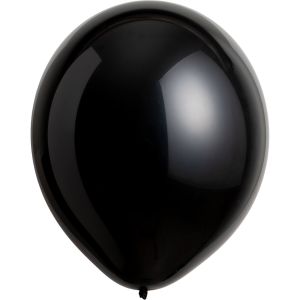 12" Fashion Jet Black (15pcs) Airise Balloons