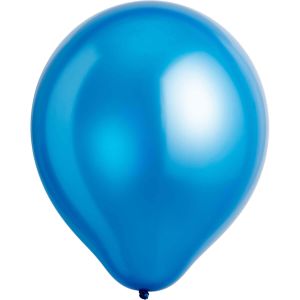 12" Metallic Bright Royal Blue (12pcs) Airise Balloons