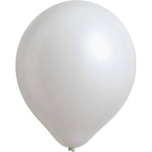 12" Standard Frosty White (15pcs) Airise Balloons