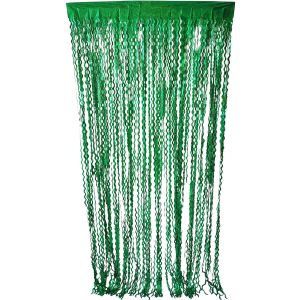 6.5ft x 3.25ft Wave Curtain - Green