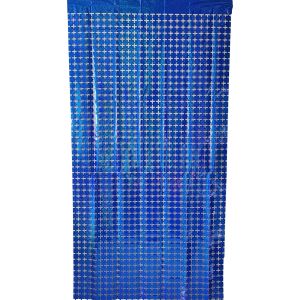 6.5ft x 3.25ft Square Curtain - Blue