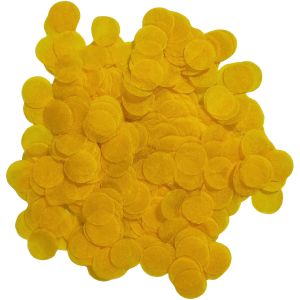 Confetti 200 g - 1cm Paper Yellow