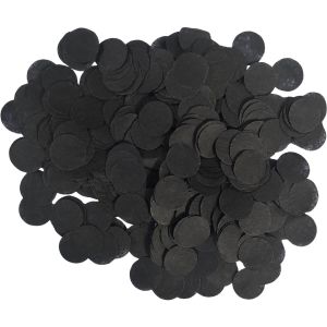 Confetti 200 g - 1cm Paper Black