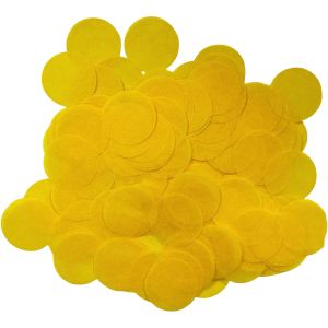Confetti 200 g - 2.5cm Paper Yellow