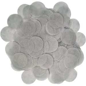 Confetti 20 g - 2.5cm Paper Grey