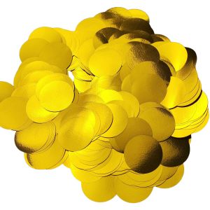 Confetti 200 g - 2.5cm Metallic Gold