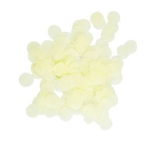 2.5cm Paper Confetti Dots Ivory (15g)