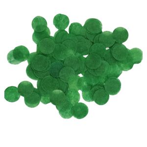 1cm Paper Confetti Dots Forest Green (15g)