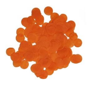 1cm Paper Confetti Dots Orange (15g)