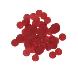 1cm Paper Confetti Dots Red (15g)