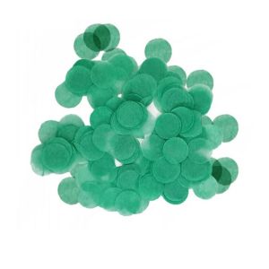 1cm Paper Confetti Dots Turquoise (15g)