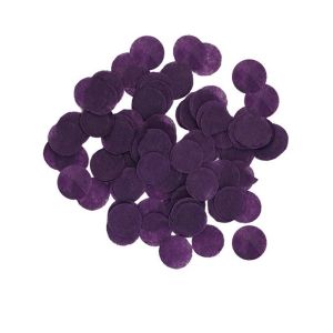 2.5cm Paper Confetti Dots Violet (15g)
