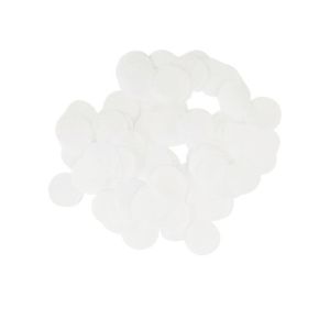 1cm Paper Confetti Dots White (15g)