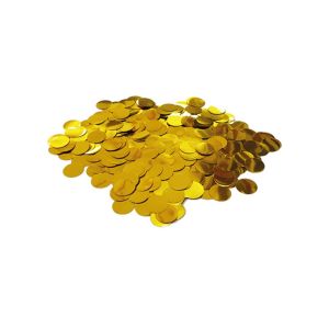 1cm Foil Confetti Dots Gold (15g)