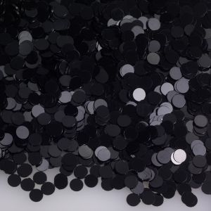 0.5cm Foil Confetti Dots Black (110g)