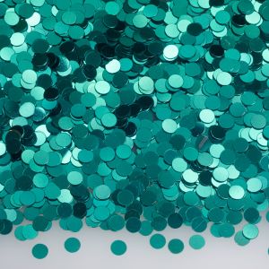 0.5cm Foil Confetti Dots Teal (110g)