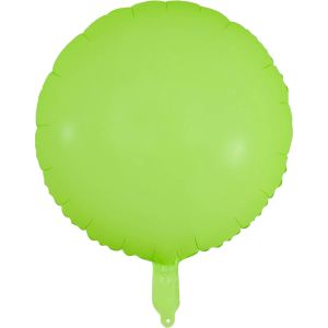 18" Neon Green Circle (non-packaged) Balloon