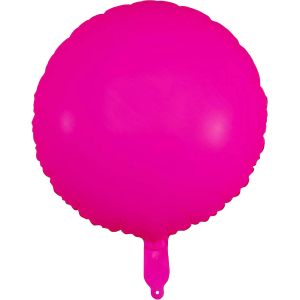 18" Neon Fuchsia Circle (non-packaged) Balloon