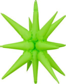 Magic Starburst 22" Neon Green Balloon