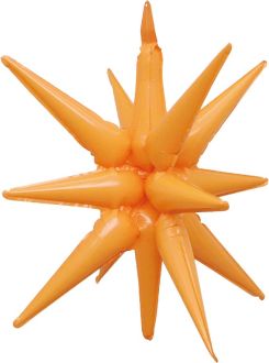 Magic Starburst 22" Pastel Orange Balloon