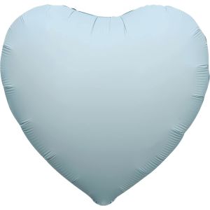 18" Matte Blue Heart Balloon